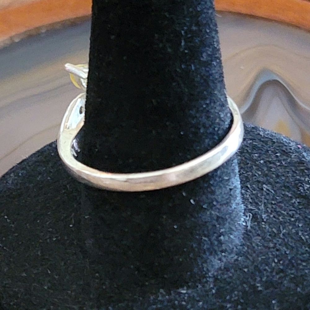 Diamonique 925 Sterling Silver Simulated Diamond Ring - Picture 3 of 5